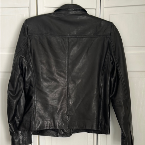 Zadig and Voltaire Women's Black Leather Jacket - Picture 2 of 8